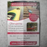 Ulotki Wypożyczalnia Kajaków